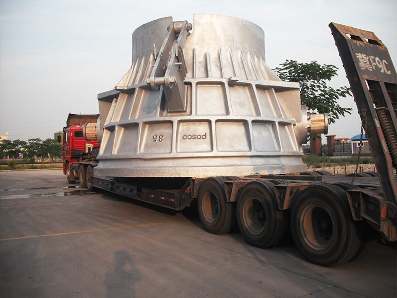 Heavy press crossbeam casting export shipment to POSCO Korea