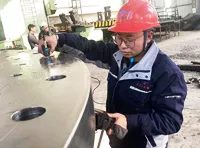 Flaw Detection Inspection — heavy steel casting production step 11