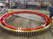 Pack & Ship — heavy steel casting production step 12