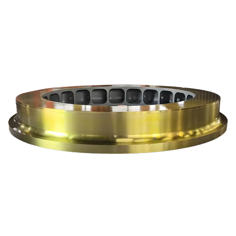 Cast steel crusher bottom shell heavy frame