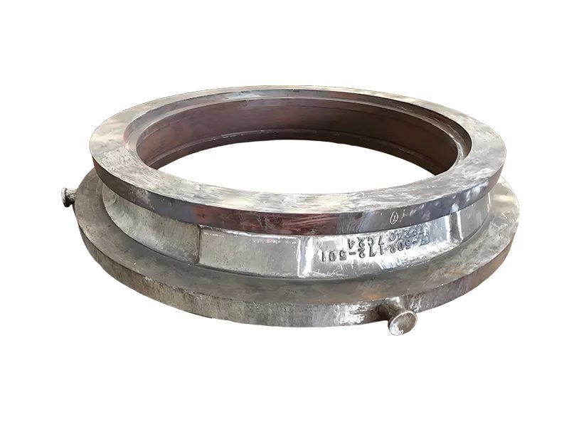Gyratory crusher frame heavy steel casting