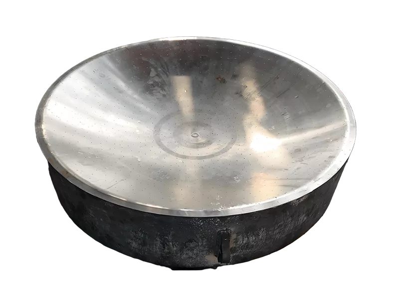 Female die block steel casting for metal forming press