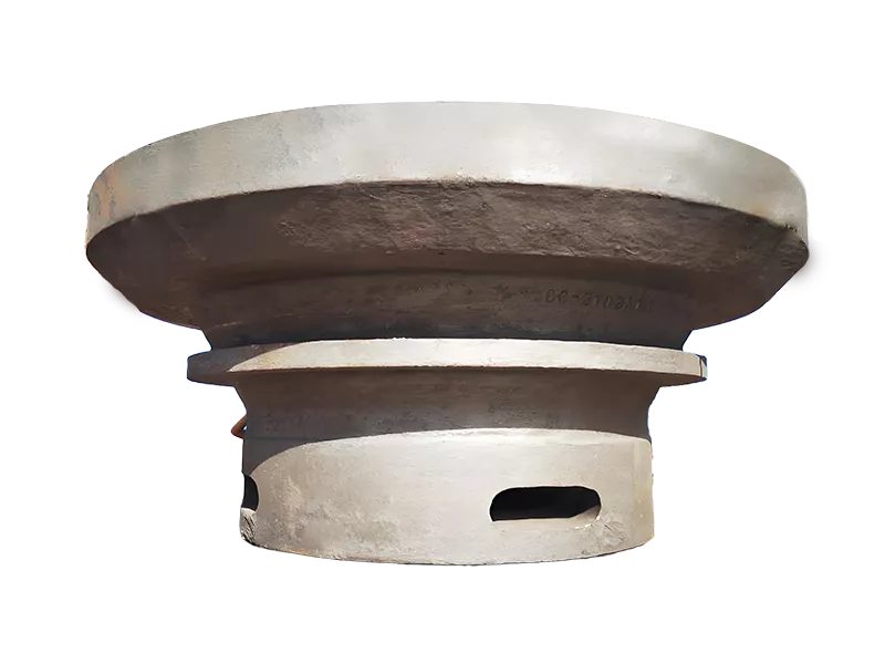 Vertical mill grinding disc seat heavy steel casting